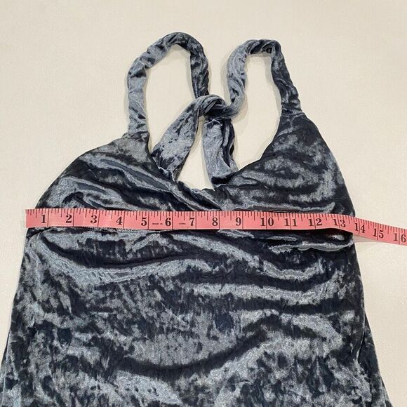 Aerie Crushed Velvet Bodysuit Dark Gray One Piece Size Small - Picture 5 of 6